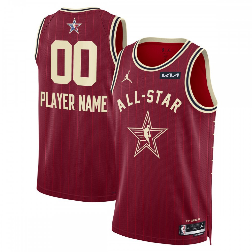 Jordan Brand Unisex 2024 NBA All-Star Game Swingman Custom Jersey - Crimson-Pro Kit Vault | Brand New 26/27 Sports Jerseys